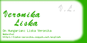 veronika liska business card